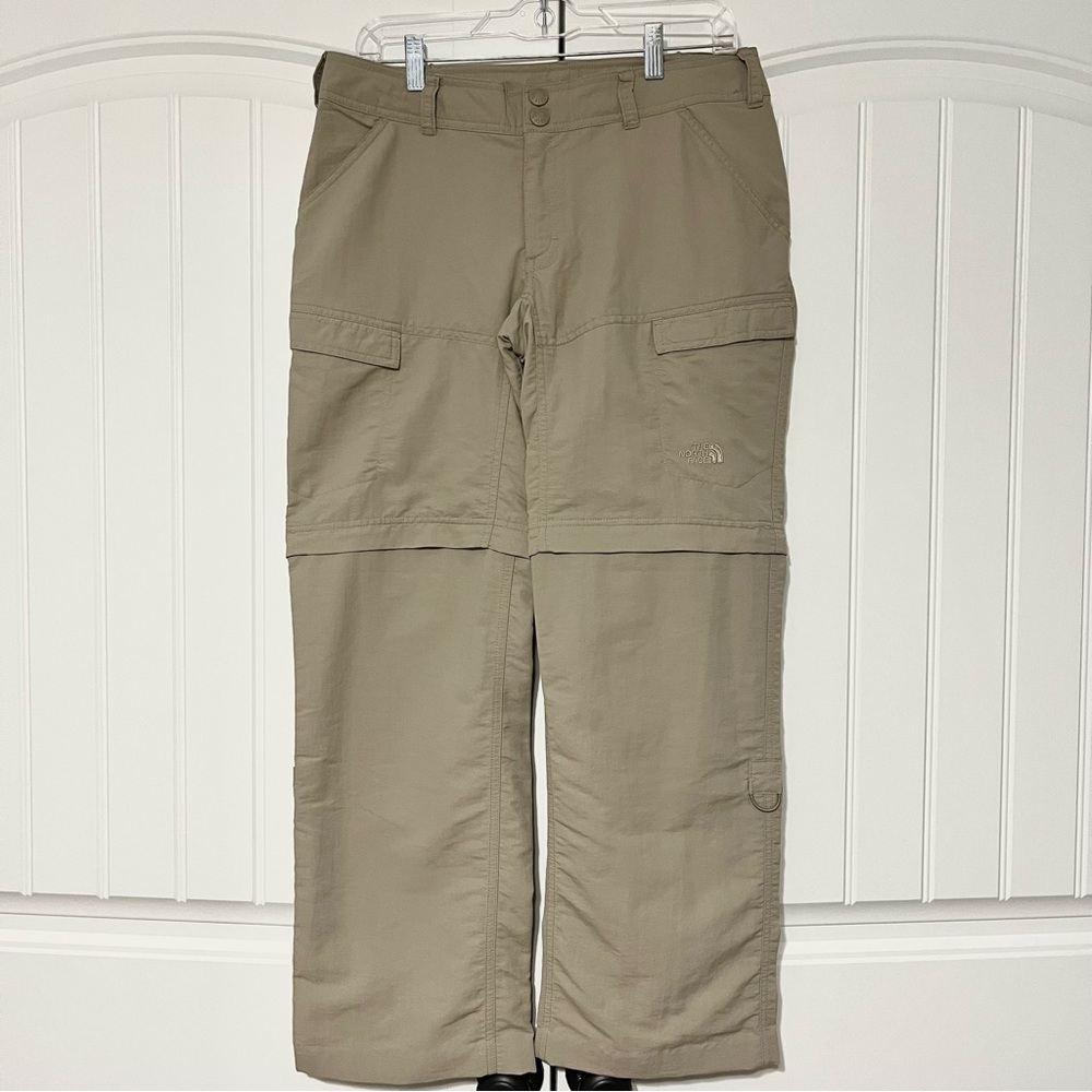 The North Face Nylon Convertible Cargo Pants Khaki Women’s Size 8